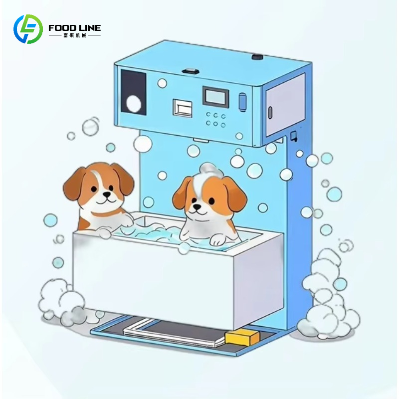 Pet Supplies Self Wash - Haustierhygienestation mit Föhn, Selbstbedienungs-Hundewaschmaschine mit Zahlungssystem,