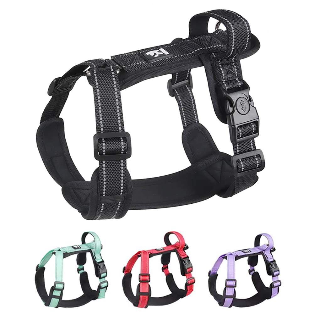No Pull Dog Harness - Neues Haustier-Hundegeschirr, nicht ziehende, gepolsterte Weste