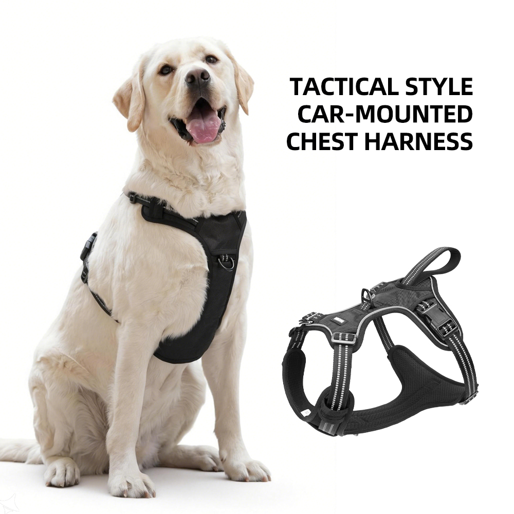 No Pull Dog Harness - Auto-Sicherheits-Hundegeschirr für mittlere und große Hunderassen