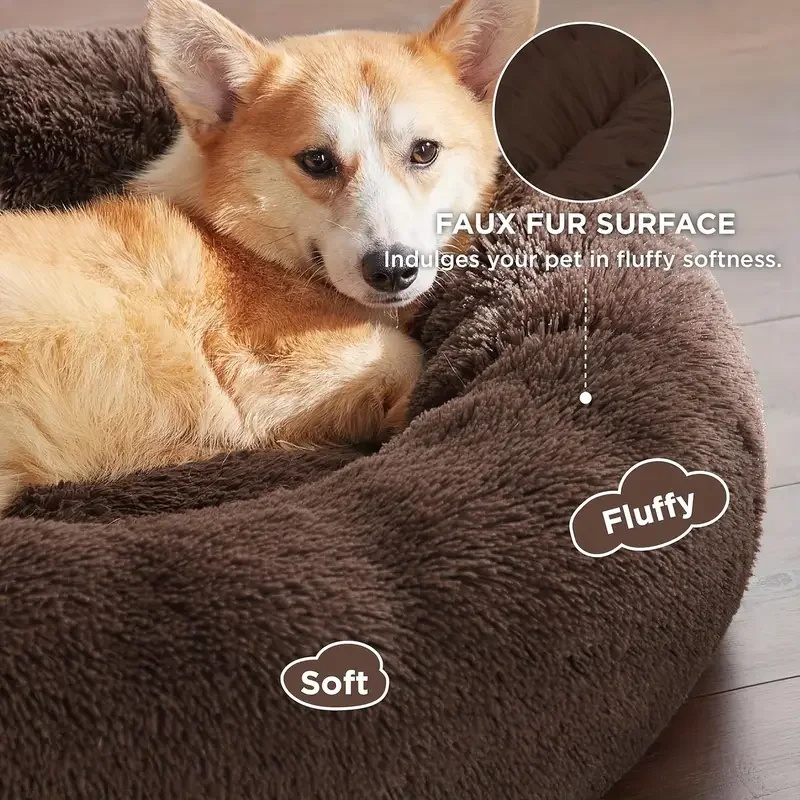 Gemütliches Waschbares Rundes  – Calming Dog Bed Bewertung und Preis