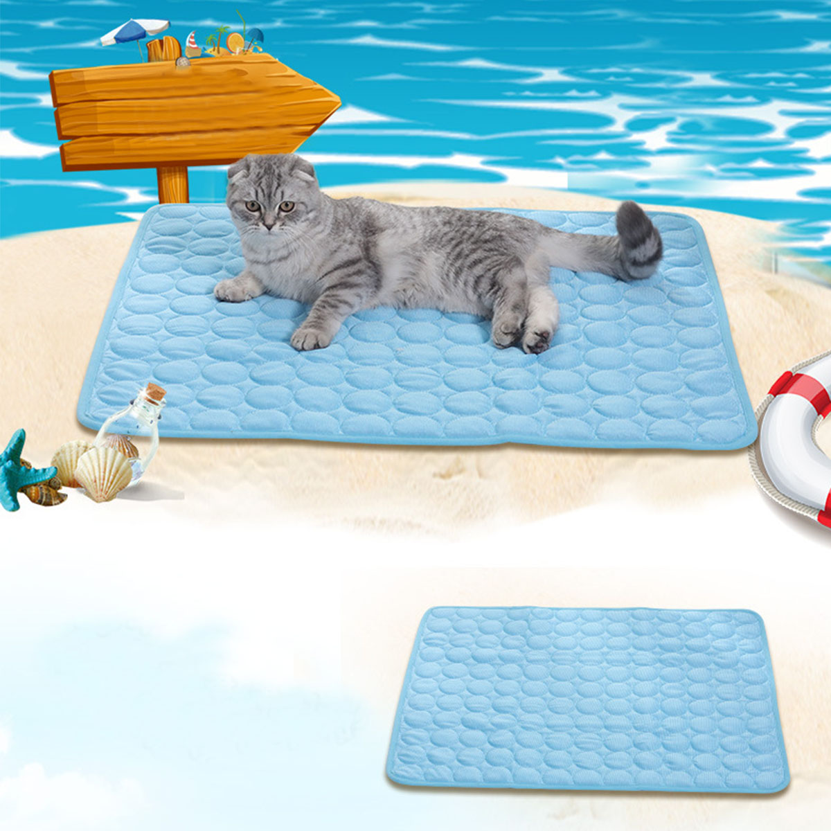 Haustier-Kühlmatte für Sommer, – Calming Dog Bed Bewertung und Preis
