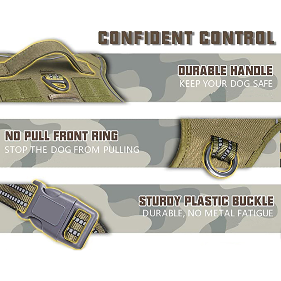 Militärisches taktisches Hunde – No Pull Dog Harness Bewertung und Preis